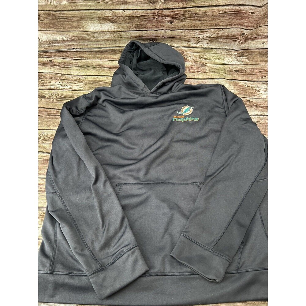 Dunbrooke Men's NFL Miami Dolphins Logo Hoodie Size XL Embroidered Logo